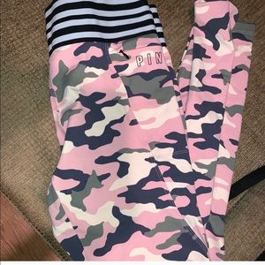 Victoria’s Secret PInk ultimate camo leggings